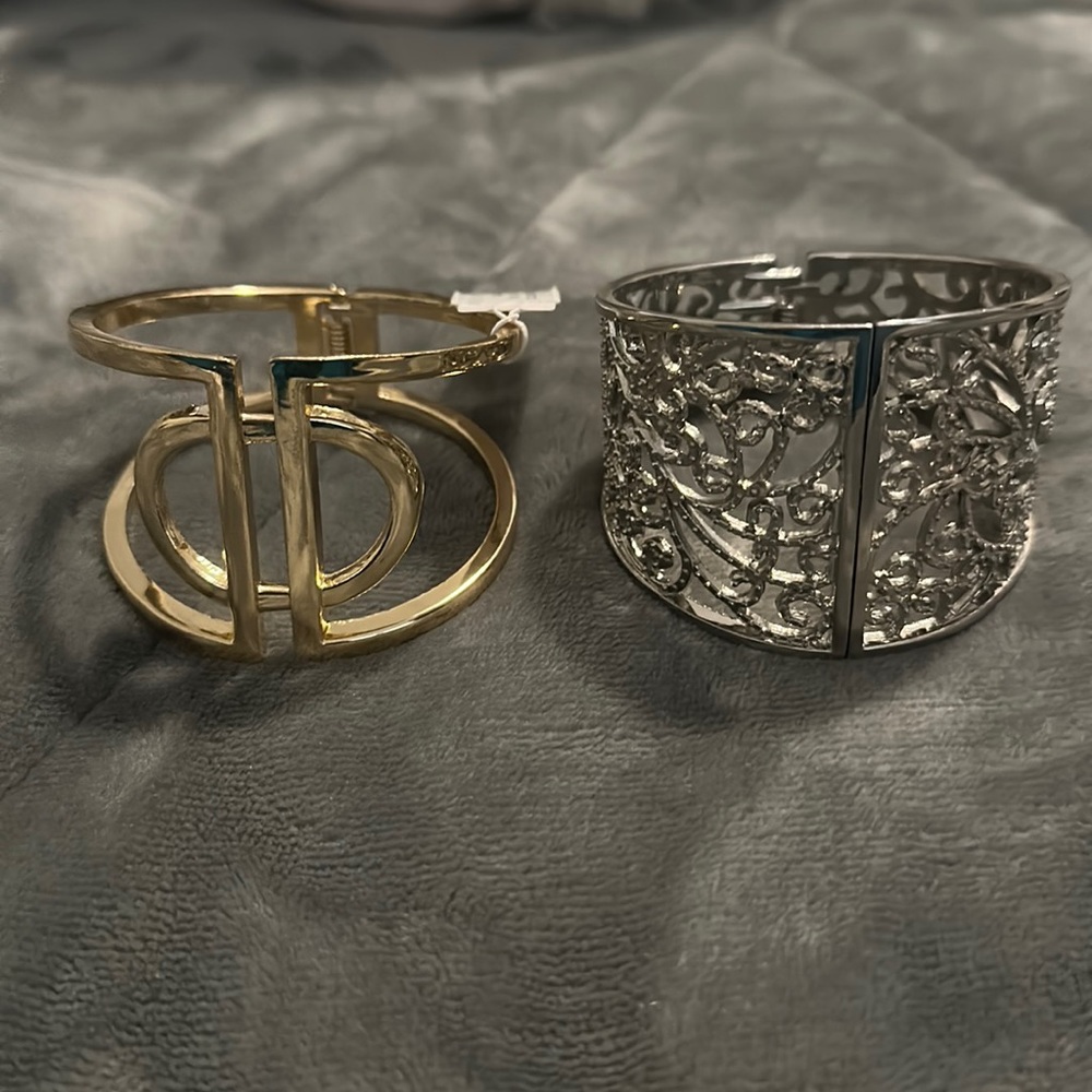 New York & Company Bracelet Cuff Set